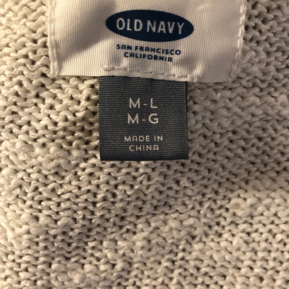 Old Navy Womens M/L Open Front Cardigan Kimono Sweater with Fringe Textured - Picture 3 of 6